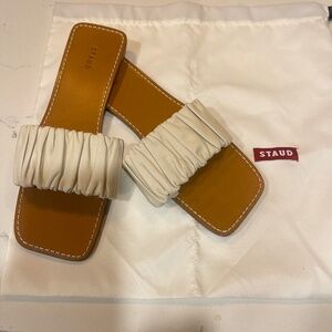 Staud Leather Slides w/tags